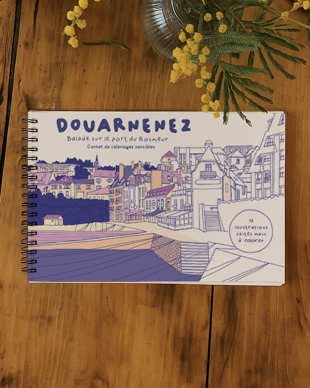 Carnet de coloriage de Douarnenez
