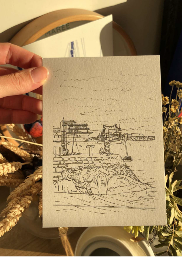 Carte postale - La cale ronde
