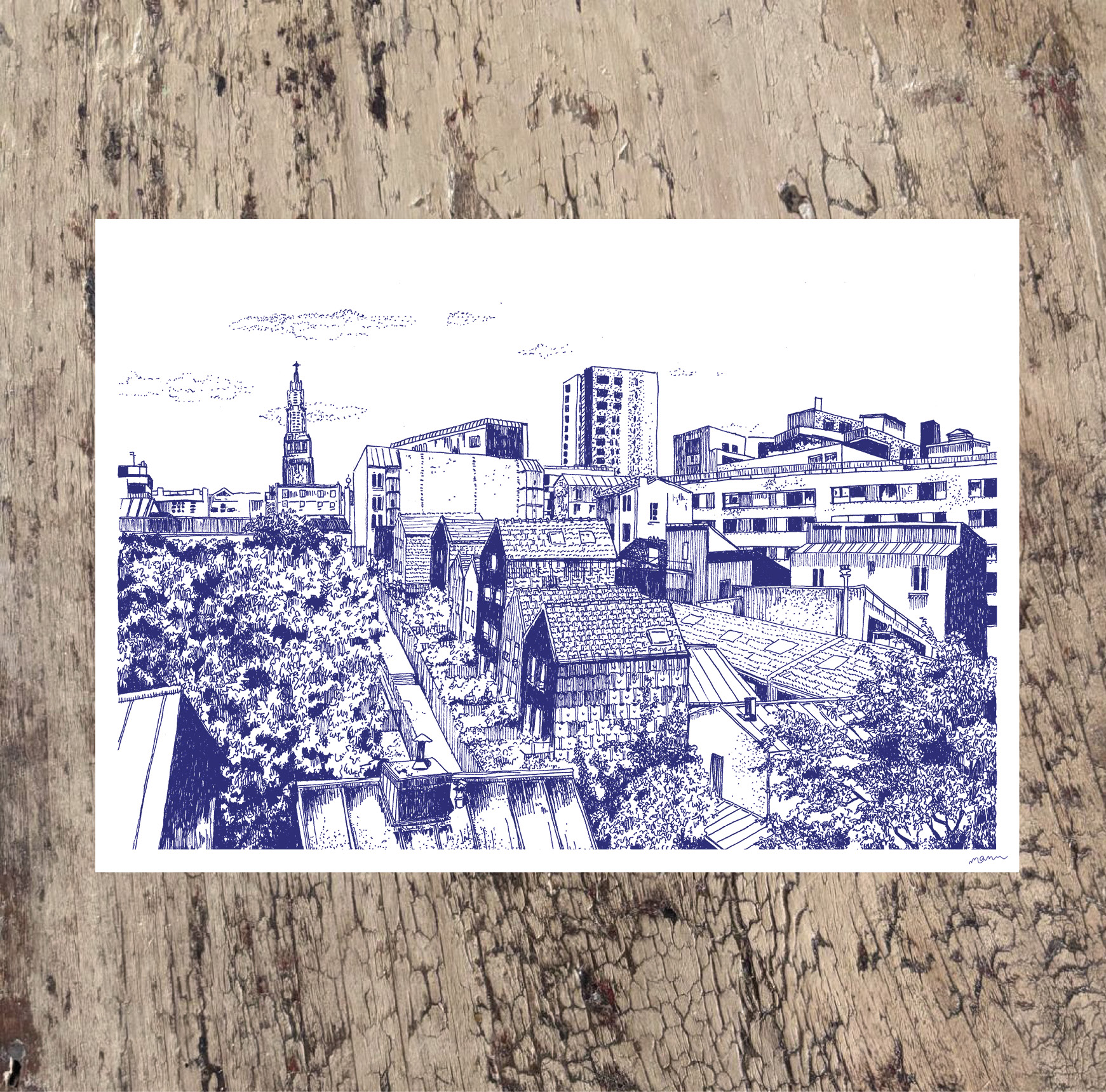 Affiche dessinée - Le 20ème, Paris – Image 2
