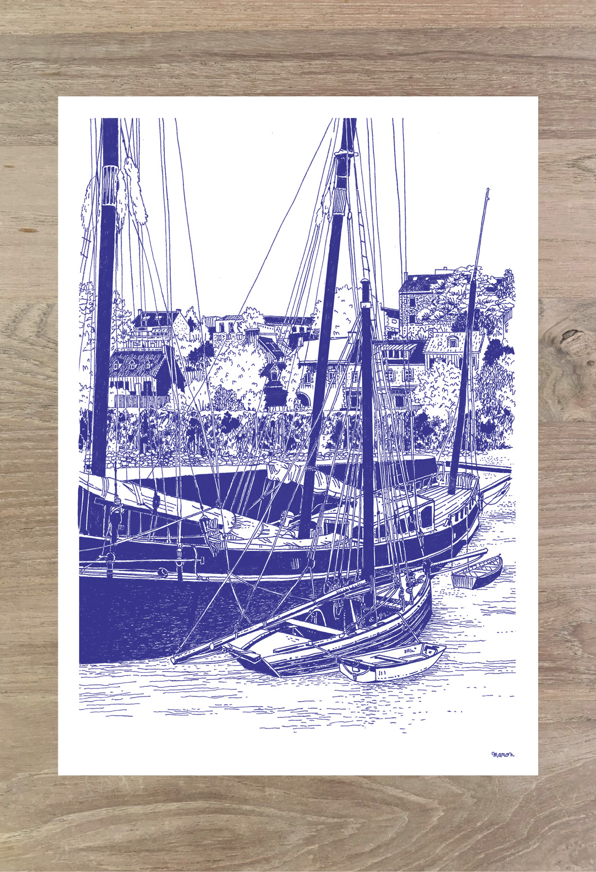 Affiche dessinée - Le Grayhound, Douarnenez – Image 2