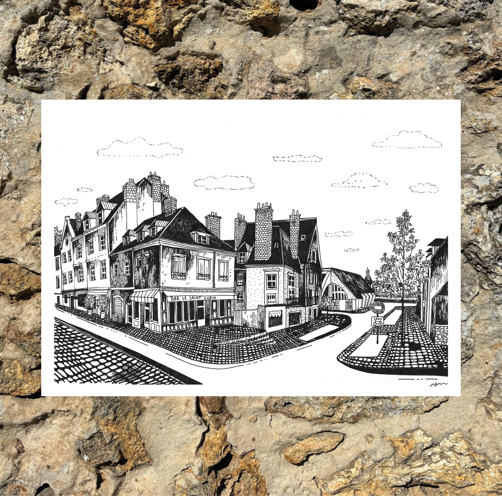 Affiche dessinée - Le Saint Lubin, Blois – Image 3